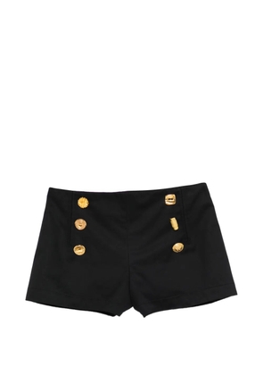 Françoise button embellished shorts - Black