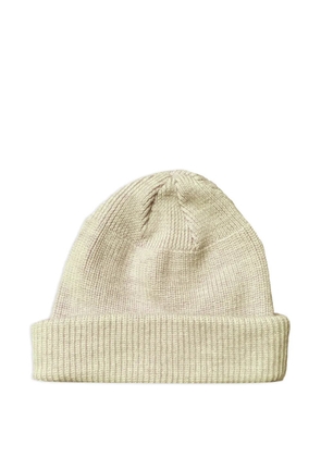 Fortela folded-edge beanie hat - Neutrals