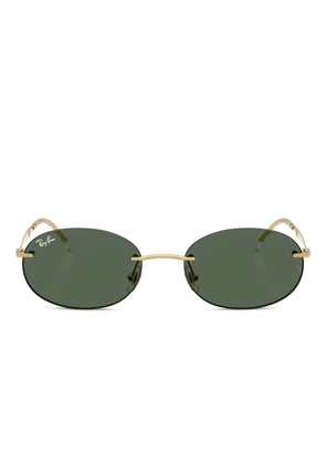 Ray-Ban oval-frame sunglasses - Gold