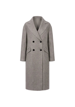 Mihos double-breasted coat - Grey