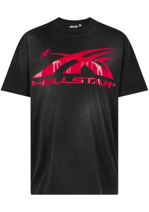 HELLSTAR Sport Logo Gel 'Red' T-shirt - Black