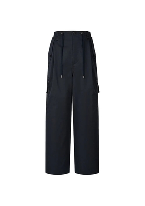TOMBOY drawstring-waist cargo pants - Blue