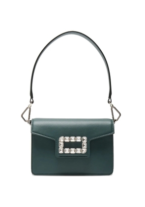 Lancel mini strass flap shoulder bag - Green