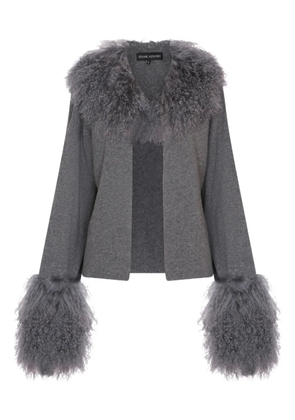 Izaak Azanei shearling jacket - Grey