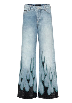 Philipp Plein Skater-fit jeans - Blue