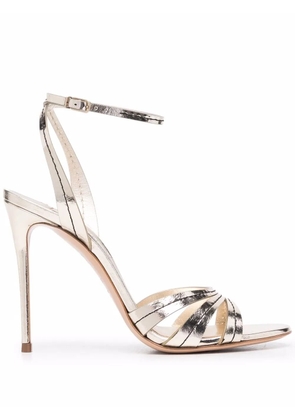 Casadei Julia 115mm strappy sandals - Gold