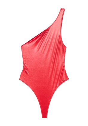 Maison Close Splash asymmetric swimsuit - Red