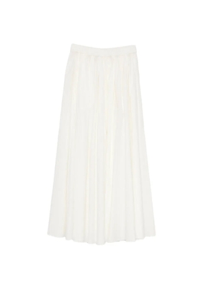 Tela pleated maxi skirt - Neutrals