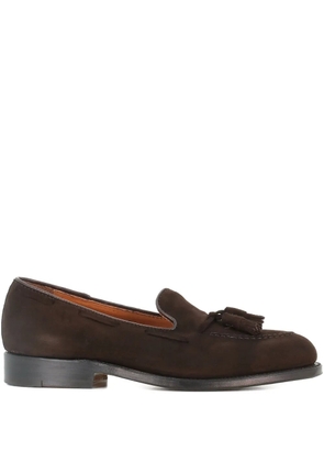 Alden tassel suede loafers - Brown