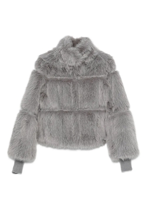 Patrizia Pepe faux fur jacket - Grey