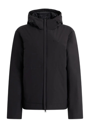 Bally hooded logo-print jacket - Black