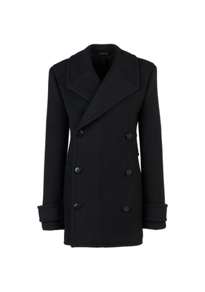 Tod's double-breasted coat - Black