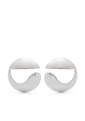Coperni C-logo earrings - Silver