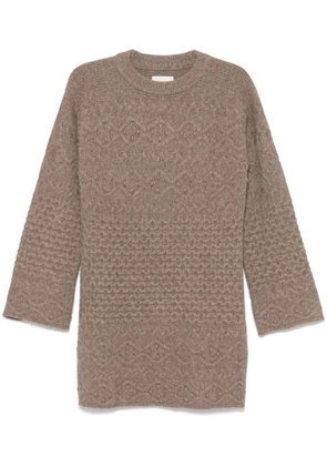 LouLou de Saison Pelagia mini dress - Neutrals