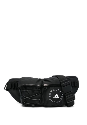 adidas x Stella McCartney logo-print belt bag - Black