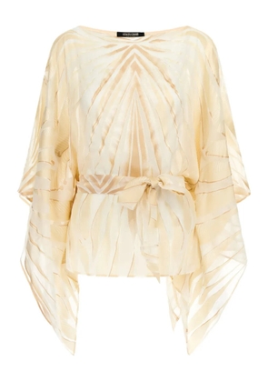 Roberto Cavalli satin blouse - Neutrals