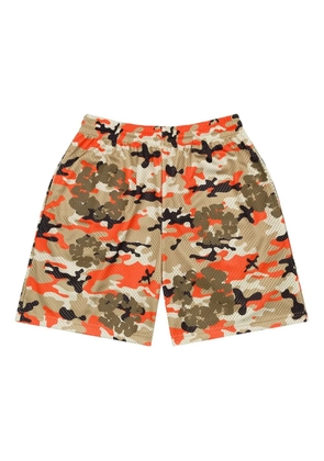 Denim Tears camouflage wreath mesh shorts - Brown