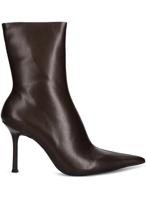 Jeffrey Campbell Daring pointed-toe stiletto-heel boots - Brown