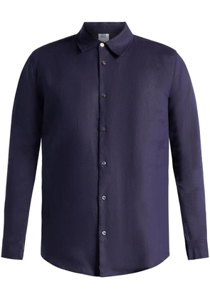 CHÉ long-sleeve linen shirt - Blue