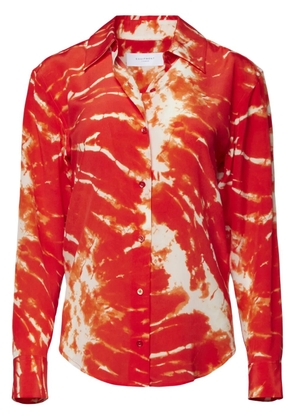 Equipment tie-dye silk shirt - Red