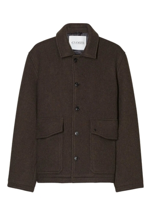 Closed double-pocket jacket - Brown