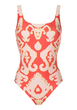 Lenny Niemeyer Turquia square-neck swimsuit - Red