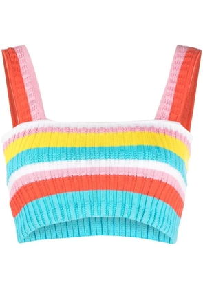 Solid & Striped The Emily ribbed cropped top - Blue