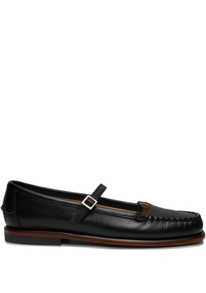 Sebago leather ballerina shoes - Black