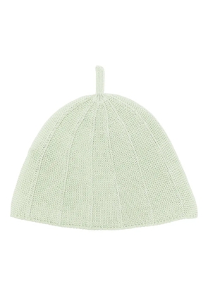 Homme Plissé Issey Miyake Blooming cotton panelled beanie - Green