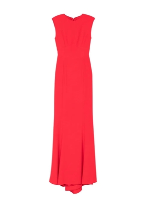 SILK LOVE & LACE Paloma sleeveless maxi dress - Red