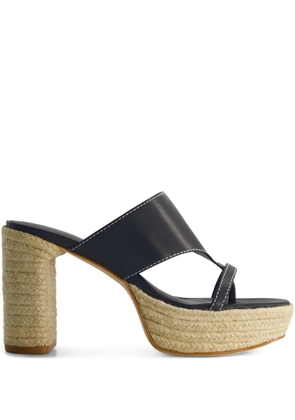 Bernardo Bernardo 1946 95mm Tera platform espadrilles - Black
