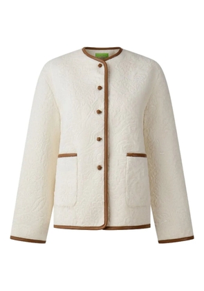 Shanghai Tang floral-embroidery jacket - White