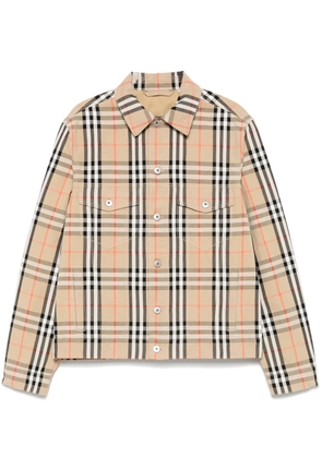 Burberry checked jacket - Neutrals