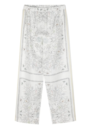 Fabiana Filippi silk palazzo trousers - White