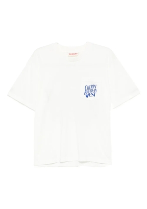 Cherry LA logo-printed T-shirt - White