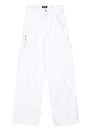 GCDS Ultracargo trousers - White