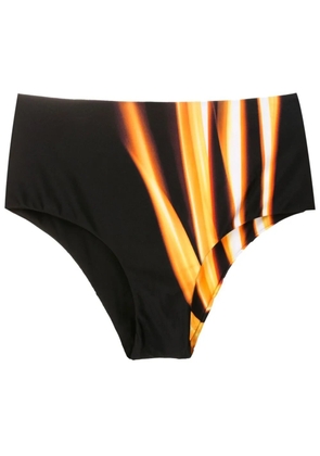 Lenny Niemeyer prism-print high-waist bikini bottoms - Black