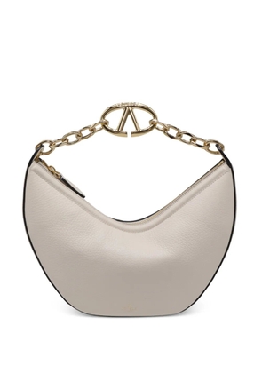 Valentino Garavani Pre-Owned small Vlogo leather tote bag - Neutrals