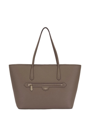 Moreau leather tote bag - Brown