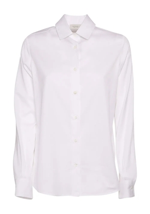 Mazzarelli cotton-silk blend shirt - White