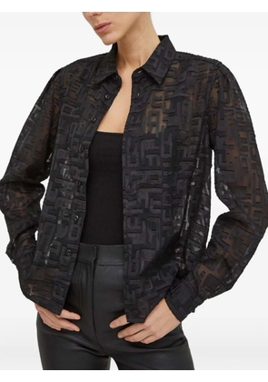 G-Star RAW geometric-pattern shirt - Black