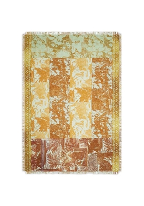 Pierre-Louis Mascia geometric-pattern scarf - Neutrals