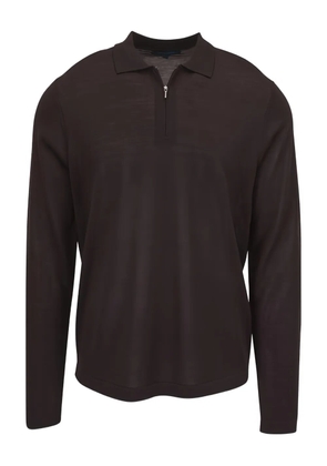 Pya zip-up polo polo shirt - Brown