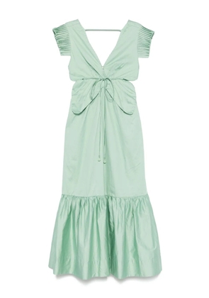 FARM Rio cut-out midi dress - Green