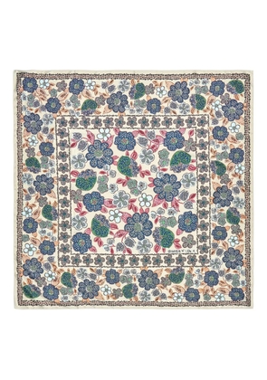 Bimba y Lola floral-pattern scarf - Neutrals