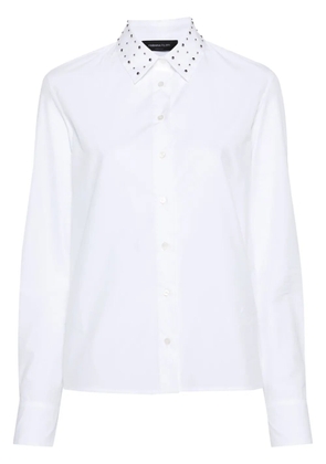 Fabiana Filippi stud-detail cotton shirt - White