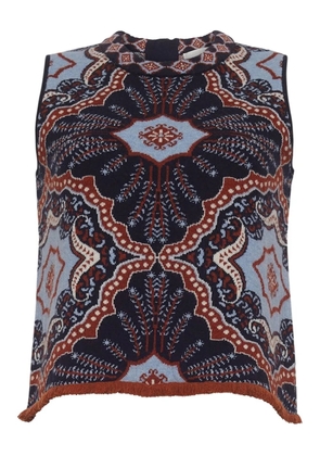 Cara Cara Julissa paisley-pattern sleeveless top - Blue