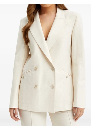 Fay double-breasted fay jacket - White