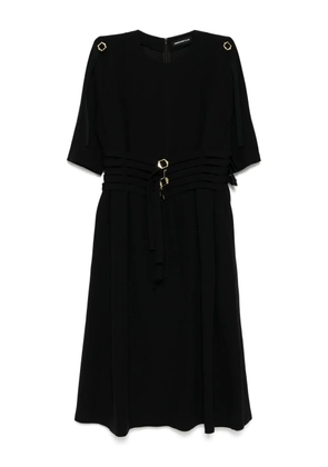 Undercover short-sleeved dress - Black