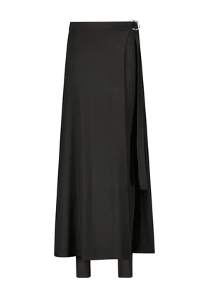 Marcella Waverly sash-belt double-ring-buckle trousers - Black